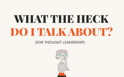 Video: Content Ideas to Establish Your Thought Leadership